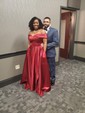 Ball Gown Off-the-shoulder Satin Modest Prom Dresses With Ruched
