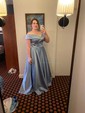 Ball Gown Off-the-shoulder Satin Modest Prom Dresses With Ruched