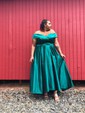 Ball Gown Off-the-shoulder Satin Modest Prom Dresses With Ruched