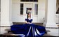 Ball Gown/Princess Sweep Train Off-the-shoulder Satin Split Front Prom Dresses