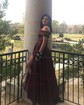 Ball Gown Off-the-shoulder Satin Modest Prom Dresses With Ruched
