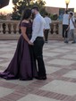 Ball Gown Off-the-shoulder Satin Modest Prom Dresses With Ruched