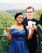 Ball Gown Off-the-shoulder Satin Modest Prom Dresses With Ruched