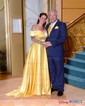 Ball Gown Off-the-shoulder Satin Modest Prom Dresses With Ruched