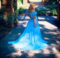 Ball Gown Off-the-shoulder Satin Modest Prom Dresses With Ruched