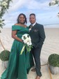 Ball Gown Off-the-shoulder Satin Modest Prom Dresses With Ruched