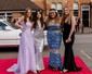 Ball Gown Scoop Neck Tulle Prom Dresses With Appliques