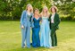 Ball Gown V-neck Satin Prom Dresses With Floor-length
