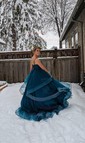 Ball Gown Sweetheart Tulle Corset Prom Dresses With Ruched