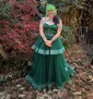 Ball Gown Sweetheart Tulle Corset Prom Dresses With Ruched