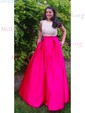 Ball Gown/Princess Floor-length Halter Satin Beading Prom Dresses