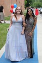 Ball Gown/Princess Floor-length V-neck Shimmer Crepe Pockets Prom Dresses