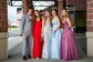 Ball Gown V-neck Tulle Lace Prom Dresses With Appliques Lace