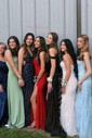 Mermaid Scoop Neck Tulle Prom Dresses With Appliques