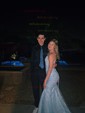 Mermaid Scoop Neck Tulle Prom Dresses With Appliques
