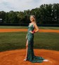 Sheath/Column V-neck Sparkly Sequin Prom Dresses