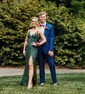 Sheath/Column V-neck Sparkly Sequin Prom Dresses