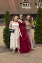 Ball Gown/Princess Floor-length V-neck Glitter Ruffles Prom Dresses