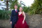 Ball Gown V-neck Tulle Floor-length Ruffle Tiered Prom Dresses