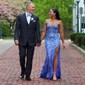 Sheath/Column V-neck Sparkly Sequin Prom Dresses