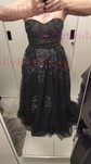 Ball Gown Tulle Strapless Prom Dresses With Appliques