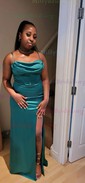 Sheath/Column Sweetheart Satin Corset Prom Dresses With Ruched