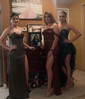 Sheath/Column Sweetheart Satin Corset Prom Dresses With Ruched