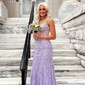 Trumpet/Mermaid Sweep Train Sweetheart Tulle Appliques Lace Prom Dresses