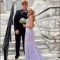 Mermaid Strapless Tulle Corset Prom Dresses With Appliques