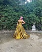 Ball Gown Sweetheart Satin Prom Dresses With Ruched