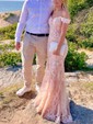 Mermaid Off-the-shoulder Tulle Prom Dresses With Appliques