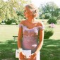 Sheath/Column Off-the-shoulder Modest Prom Dresses With Appliques