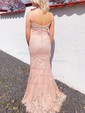 Mermaid Sweetheart Lace Tulle Prom Dresses With Appliques