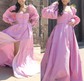 Ball Gown/Princess Floor-length Sweetheart Satin Long Sleeves Buttons Prom Dresses