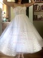 Ball Gown Sweetheart Tulle Corset Prom Dresses With Ruched