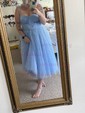 A-line Sweetheart Tulle Prom Dresses With Ruched