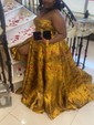 Ball Gown Sweetheart Satin Prom Dresses With Ruched