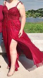 A-line Sweetheart Tulle Corset Prom Dresses With Appliques