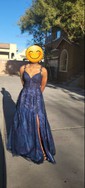 A-line Sweetheart Tulle Corset Prom Dresses With Appliques