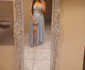 A-line Sweetheart Tulle Corset Prom Dresses With Appliques