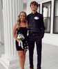 Petite Bodycon Stretch Crepe Fringe Homecoming Dresses