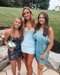 Sparkly Bodycon Sequin One Shoulder Feathers Homecoming Dresses