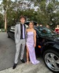 White Sheath/Column Strapless Satin Prom Dresses With Ruched