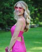 Glitter Red Satin Bodycon Beaded Homecoming Dresses