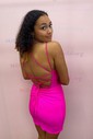 Light Blue Tight Jersey Ruched Homecoming Dresses