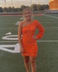 Elegant Bodycon Lace One Shoulder Homecoming Dresses