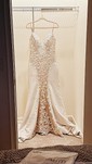 Trumpet/Mermaid Sweetheart Lace Stretch Crepe Court Train Wedding Dresses