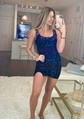 Glitter Tight Square Neck Split Homecoming Dresses