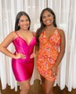 Corset Royal Blue Satin Tight Ruched Homecoming Dresses