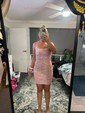 Modest Black Bodycon Square Neck Sequin Homecoming Dresses